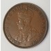 AUSTRALIA 1931 . ONE 1 PENNY . VARIETY . INDIAN DIE 
